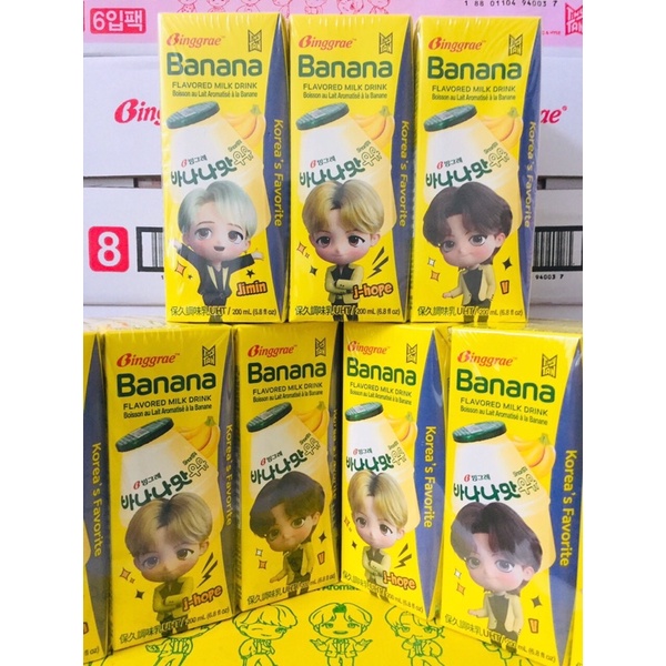 Thùng sữa Binggrae Hàn quốc