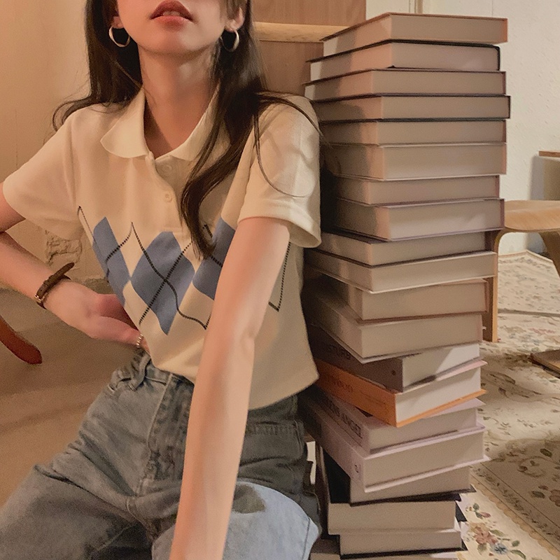 Áo thun croptop ZHELIHANGFEI phong cách cổ điển gợi cảm cho nữ