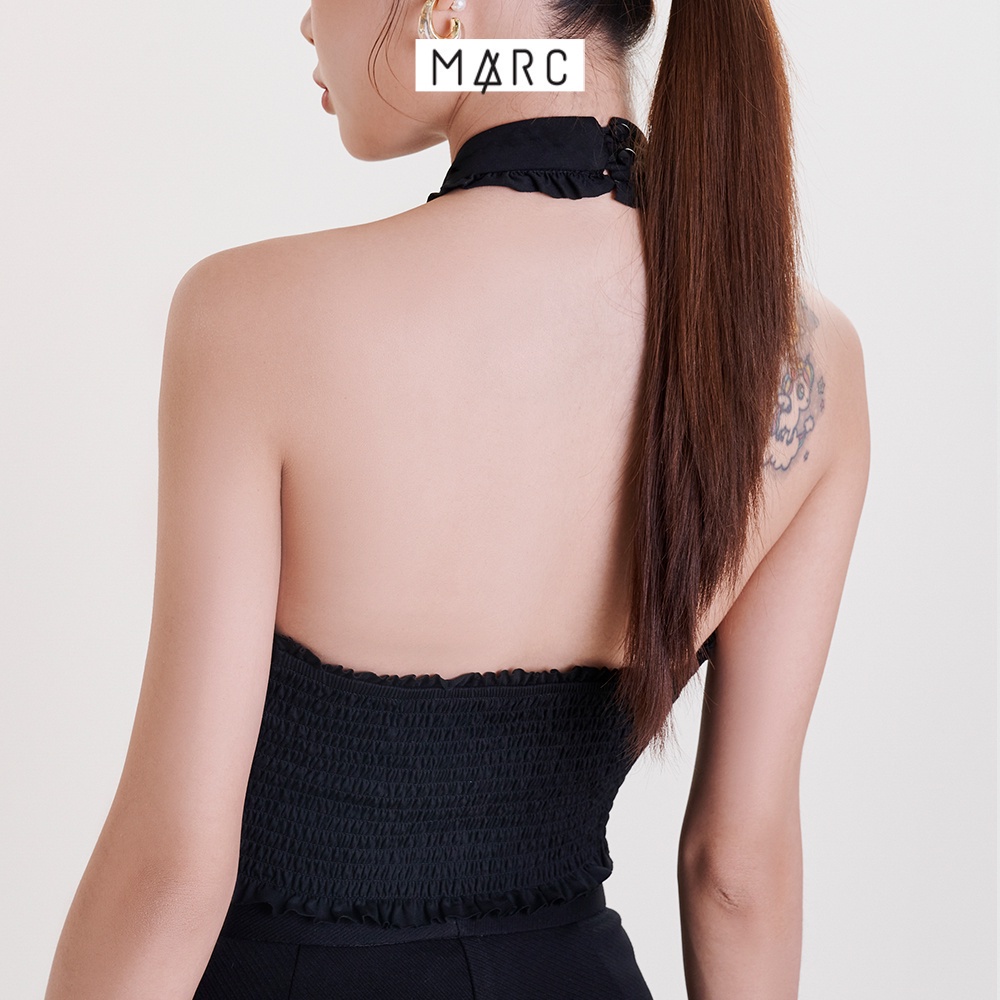 Áo thun nữ MARC FASHION cổ yếm smocking lưng FAHH021022