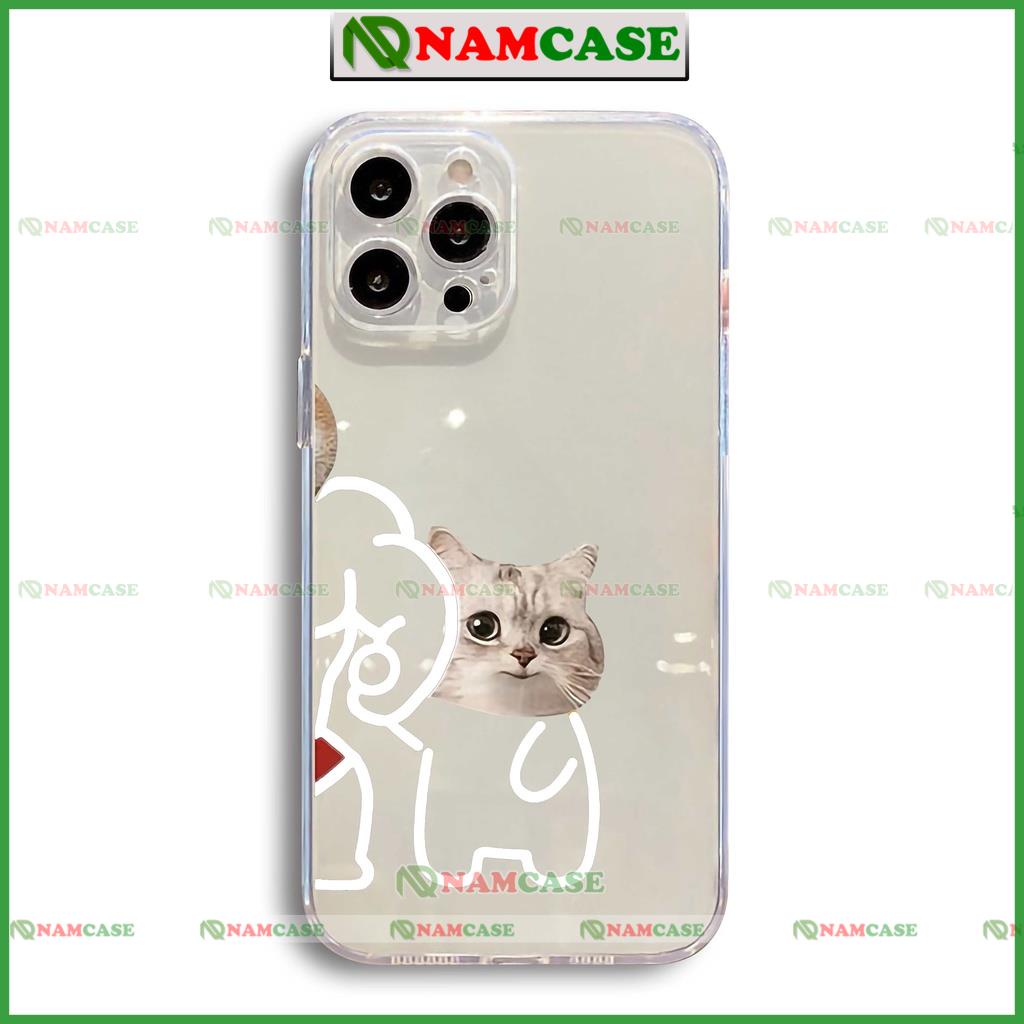 Ốp lưng iphone cặp đôi hoạt hình độc lạ chó mèo ngộ nghĩnh dễ thương đẹp cho ip 6/6s/7/8/X/XS/11/12/13/14 Pro Plus Max