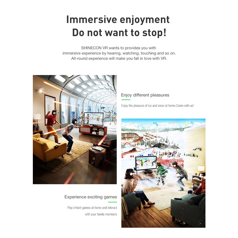 Kính thực tế ảo 3d Vr Shinecon cho điện thoại xem phim 3d, vr - Hồ Phạm Shop