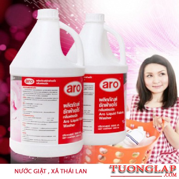 Nước giặt thái lan Aro floral 3500ml