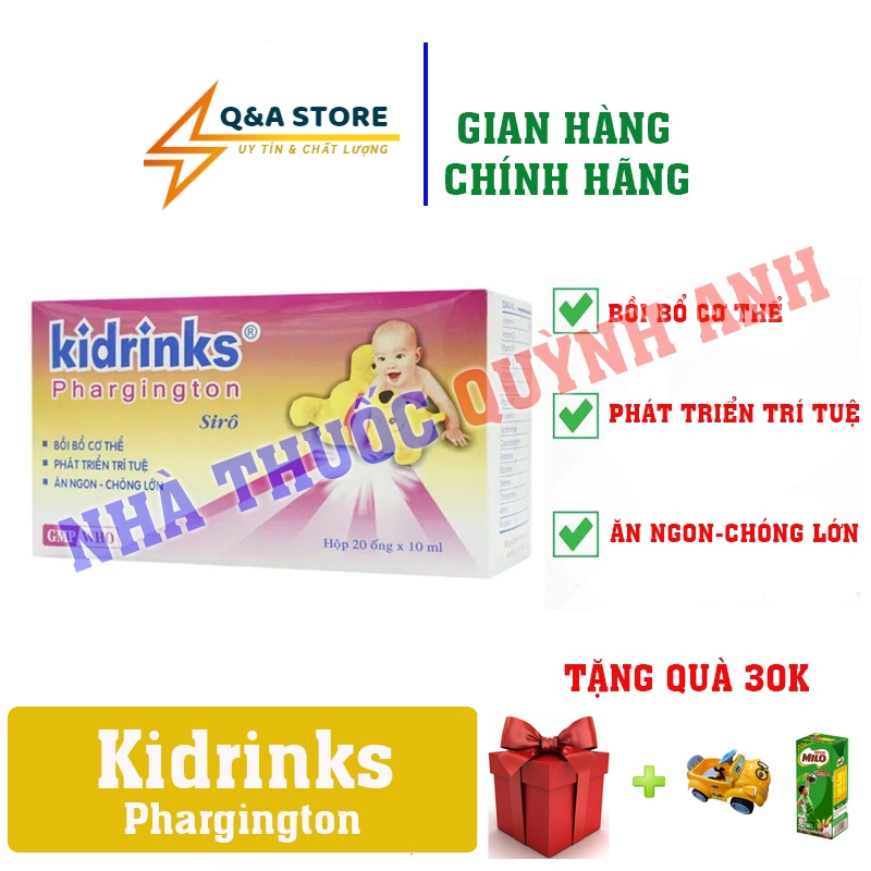 KIDRINKS PHARGINGTON 10ML BỔ SUNG VITAMIN CHO BÉ