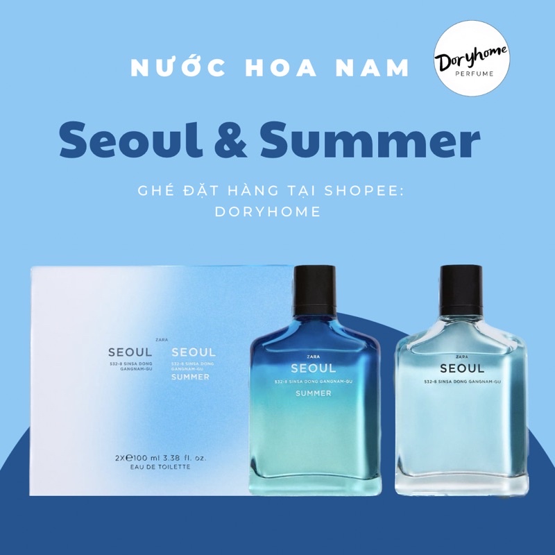 Nước hoa nam Zara SEOUL SUMMER / WINTER