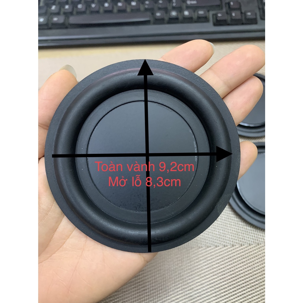 Màng cộng hưởng tròn mặt nhôm và mica kt toàn vành 9,2mm mở lỗ 8,5mm