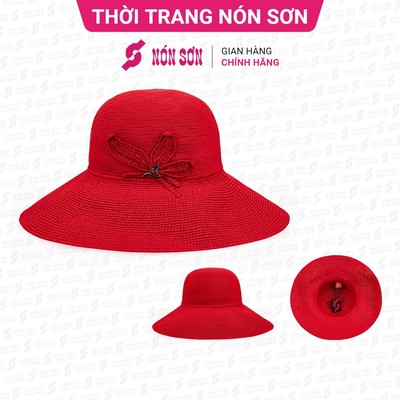 Mũ vành đan tay cao cấp NÓN SƠN chính hãng ĐH140-ĐO1