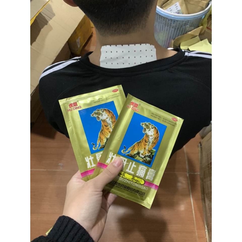 Túi 4 miếng dán đau mỏi vai cổ gáy, lưng, chân body