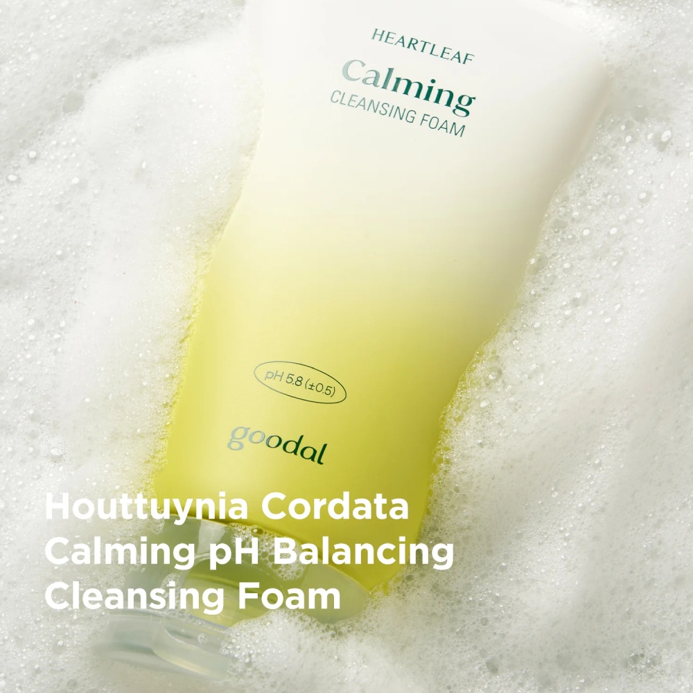 (Phiên bản mới) Sữa Rửa Mặt Dịu Nhẹ Goodal Houttuynia Cordata Calming Cleansing Foam 150Ml (Heartleaf)