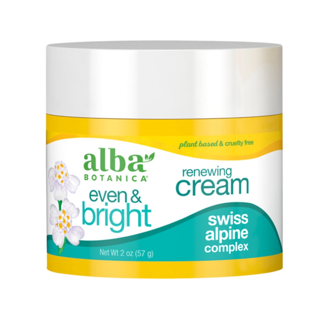 Kem dưỡng phục hồi & tái tạo da Alba Botanica Even & Bright Renewing Cream 57g