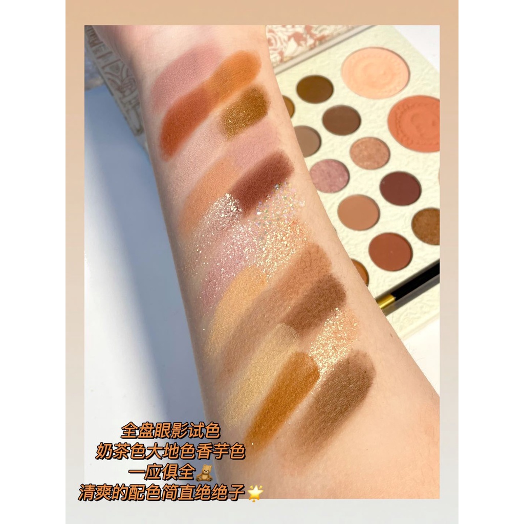 Bảng Phấn Mắt / Má Hồng / Đánh Má Hồng Đính Kim Tuyến Không Thấm Nước Siêu Hot Muau Vow