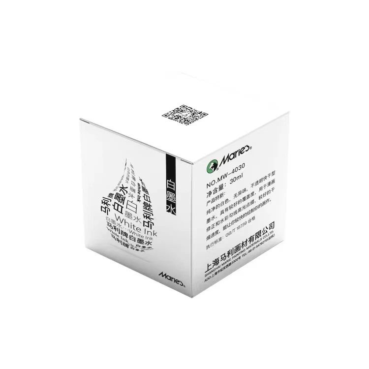 [XÓM VẼ] Mực trắng vẽ truyện, vẽ tranh manga độ che phủ cao, lọ thuỷ tinh 30ml