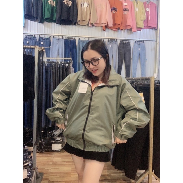 Áo Khoác Dù 2 lớp kèm túi trong