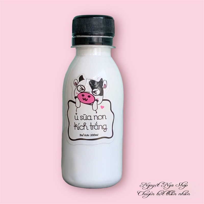 Ủ non kích trắng Ủ sữa bò 100ml Nguyệt Nga Shop