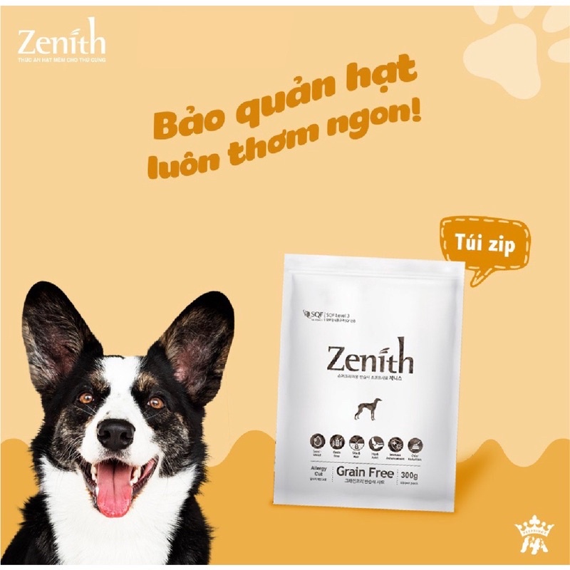 [LXPET] Thức ăn hạt mềm ZENITH 300g