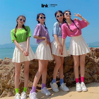 ÁO THUN TRƠN TAY LỠ FORM RỘNG THOÁNG MÁT ĐỦ SIZE MÀU