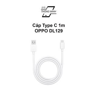 Cáp type c supervooc 1m oppo dl129 trắng - hàng chính hãng
