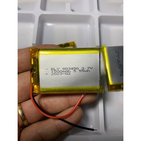 Pin sạc Lithium LiPo 1s 3.7v có mạch bảo vệ dùng Cho tai nghe,loa Mp3 MP4 MP5 GPS PSP Bluetooth Hàng Mới 100%