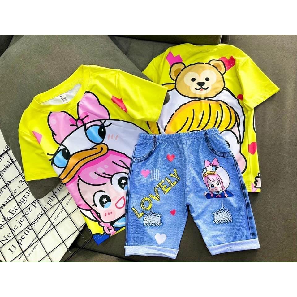 Đồ Bộ Bé Gái in Hình 3D .(8-40Kg). Chất Vải Dày Mịn Thoáng Mát Được Các Bé Yêu Thích Nhất #HOT TREND2023##