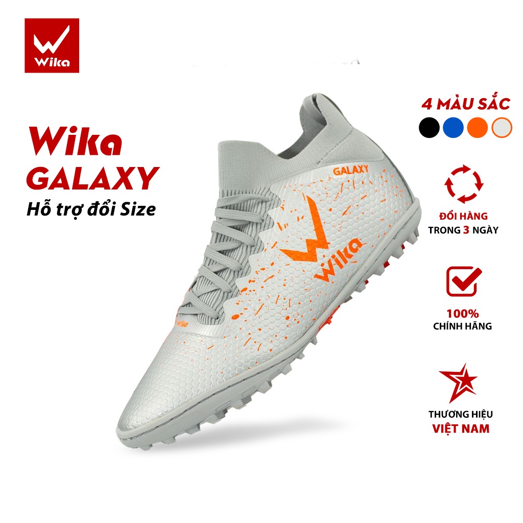 ( hãy chọn quà tặng thêm 0đ )Giày Đá Bóng Nam Wika Galaxy Light Chính Hãng Đế Đinh Tròn Chống Trơn Trượt Đã Khâu Full Đế