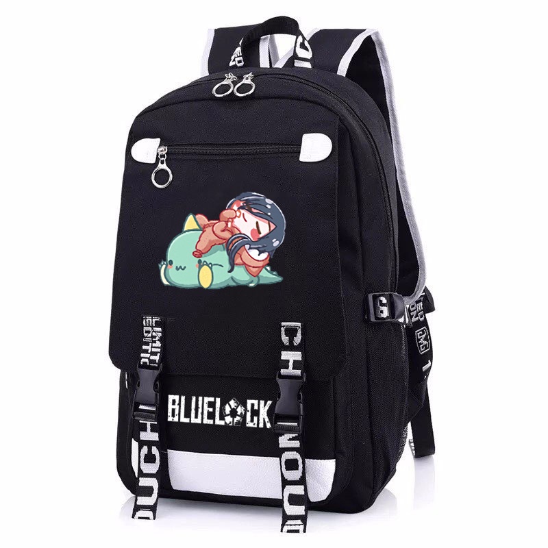 Balo nam nữ in hình BLUE LOCK ver Nằm ngủ chibi anime cặp sách đi học tiện lợi thời trang