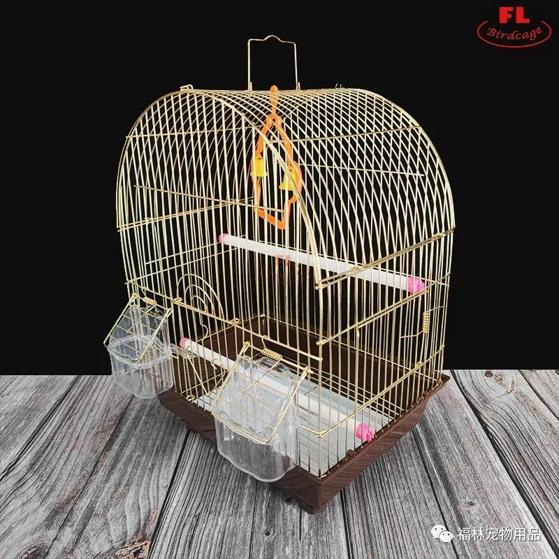 LỒNG CHIM SẮT TÀU MÀU MẠ VÀNG 979AG