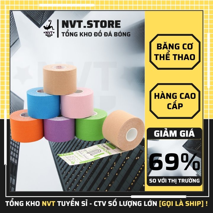 Băng cơ thể thao bóng đá cao su non dành cho nam nữ , băng chống nước dành cho tập luyện giá rẻ - NVT.store.vn