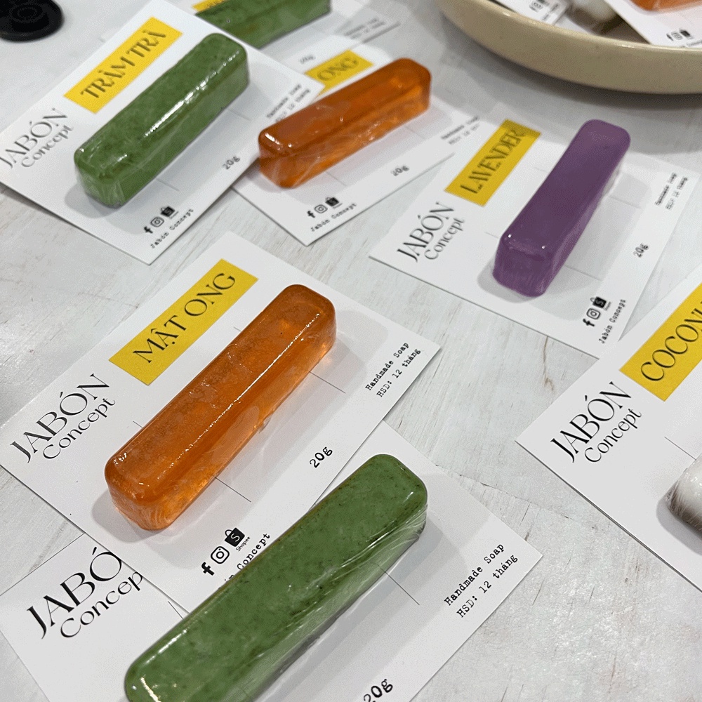 Xà Bông Handmade 20gram Xà Phòng Hữu Cơ Từ Thiên Nhiên Jabón Concept