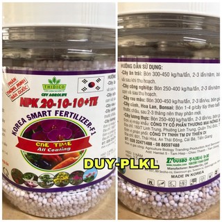 Phân Hàn Quốc - 1 ký - PHÂN TAN CHẬM HÀN QUỐC : NPK 20-10-10 + TE CSV - AGROLIFE. chuyên dùng cho sen đá, bonsai,
