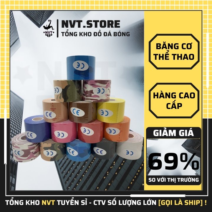 Băng cơ thể thao bóng đá cao su non dành cho nam nữ , băng chống nước dành cho tập luyện giá rẻ - NVT.store.vn