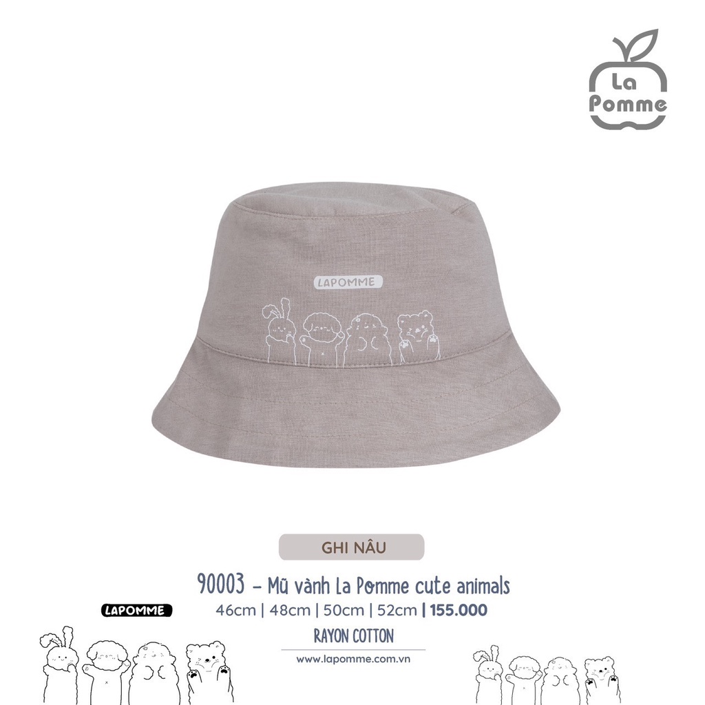 Lapome - Mũ Vành Cute Animals LP90003