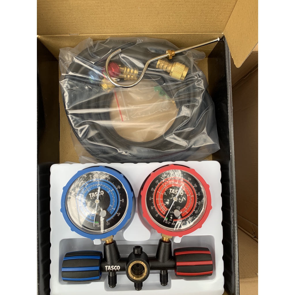 Đồng hồ đo áp suất - Đồng hồ đôi nạp gas TASCO TB140SM II