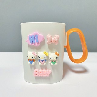 Ly Đánh Răng Ly Uống Nước Cho Bé Kitty Pikachu Kitty Mickey