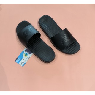 Dép NB full đen quai ngang chính hãng