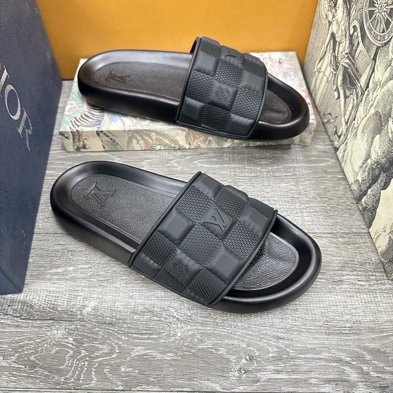 Dép lê LV đúc đủ màu hàng cao su đúc form nhỏ