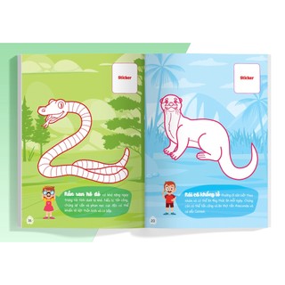 Sách Con tô màu: Thám hiểm Amazon - MGB