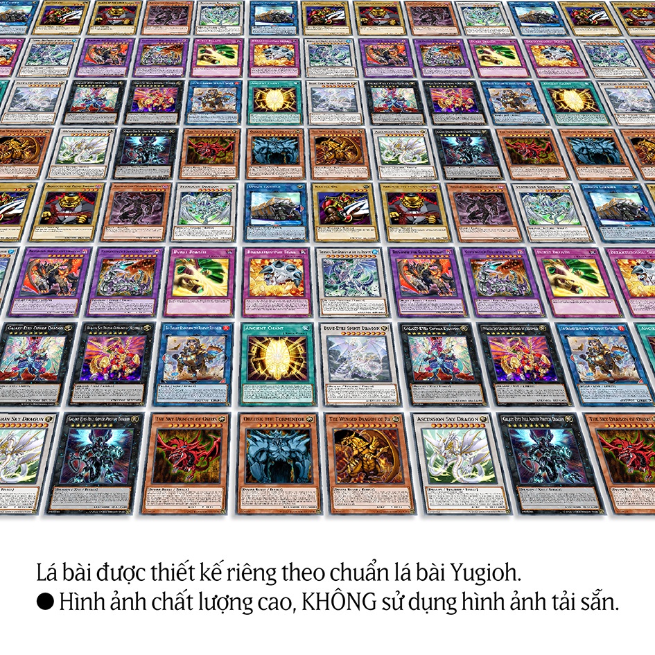 Bài In Tiếng Việt - Bộ bài Yugioh - Custom Deck - Dinomorphia X Labrynth