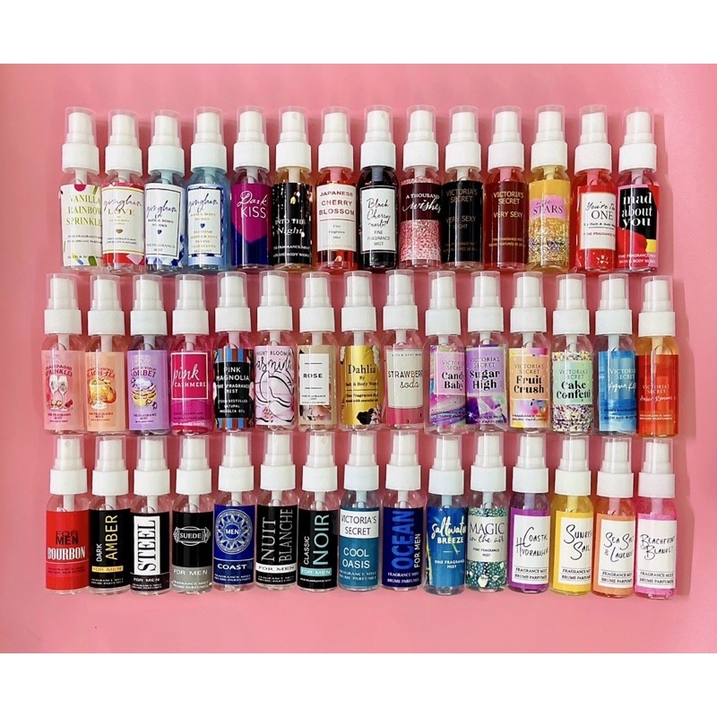 [Chai chiết 30ml] Xịt thơm body mist chai chiết 30ml hương hot