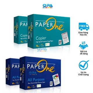 Giấy a4 paper one 70 gsm - 80 gsm