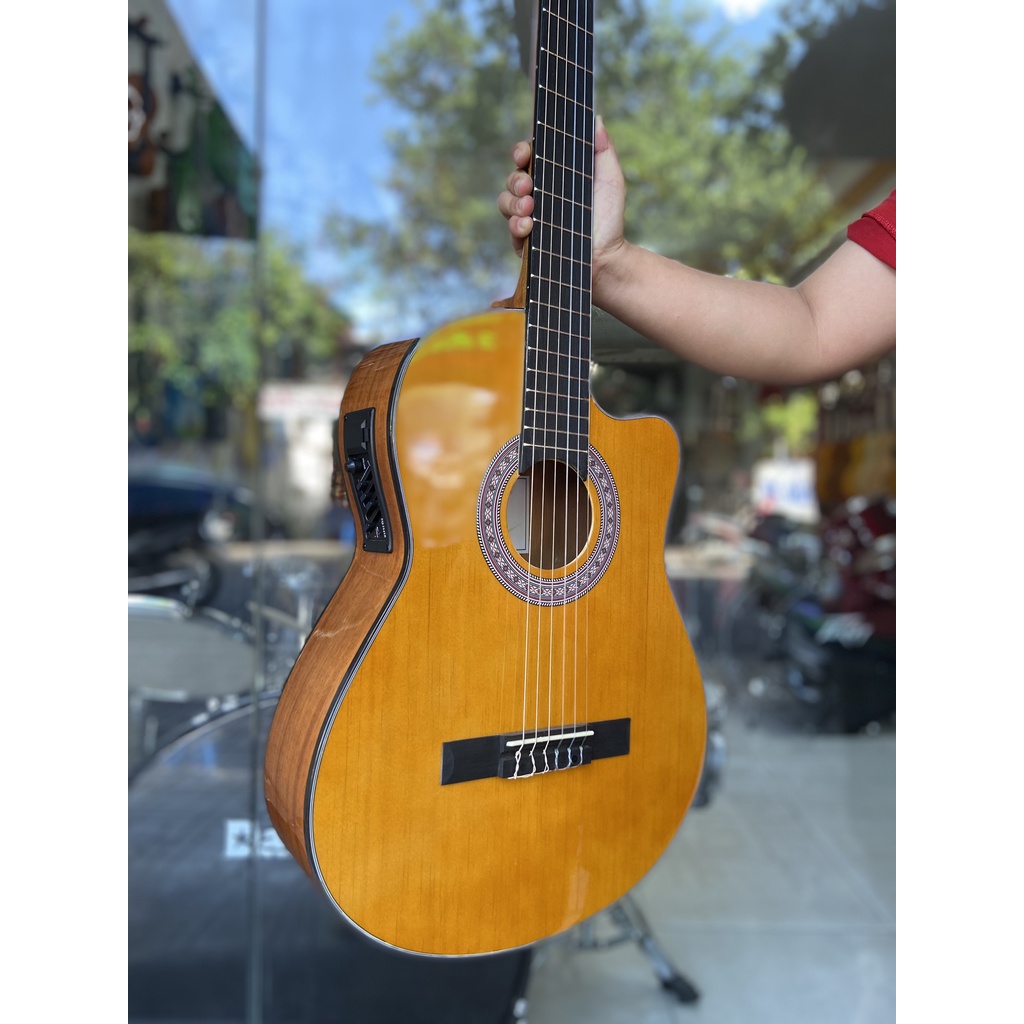 Đàn guitar classic Dallas DL-39CE chính hãng có EQ 7545