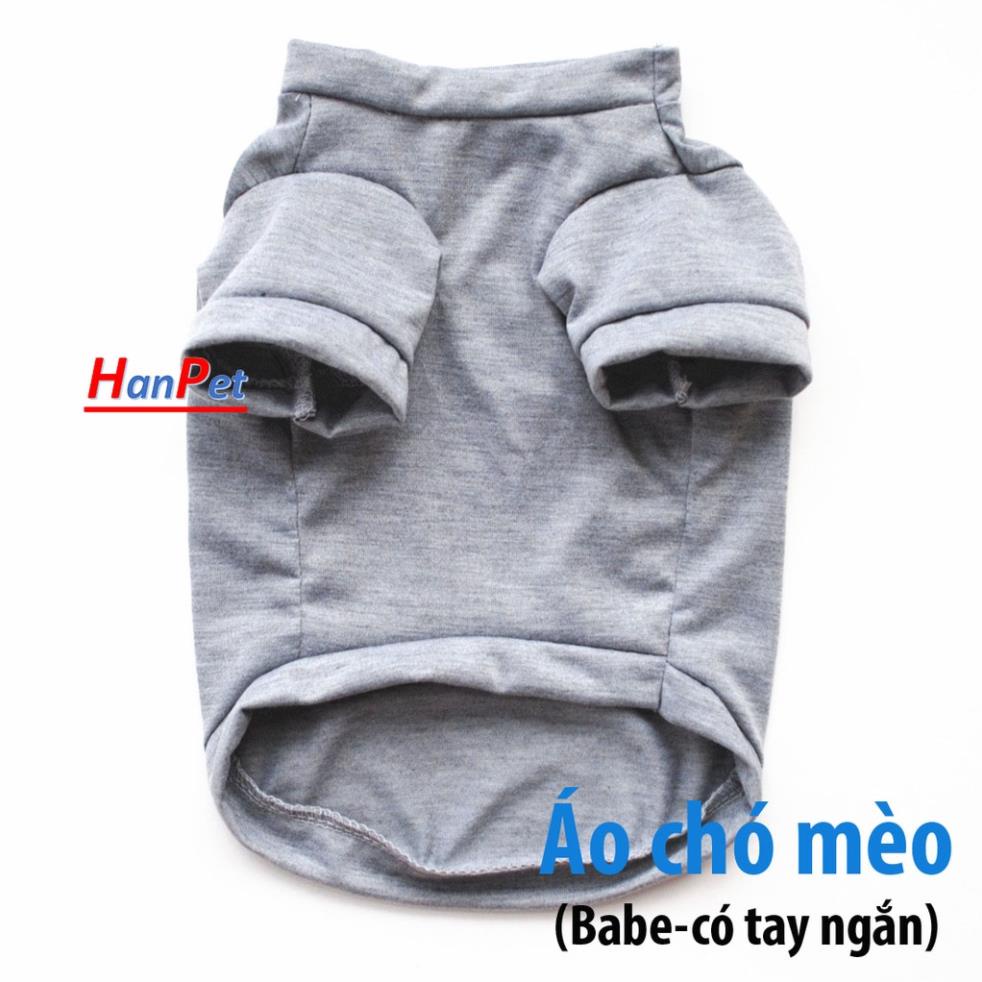 Quần áo chó mèo Babe tay ngắn