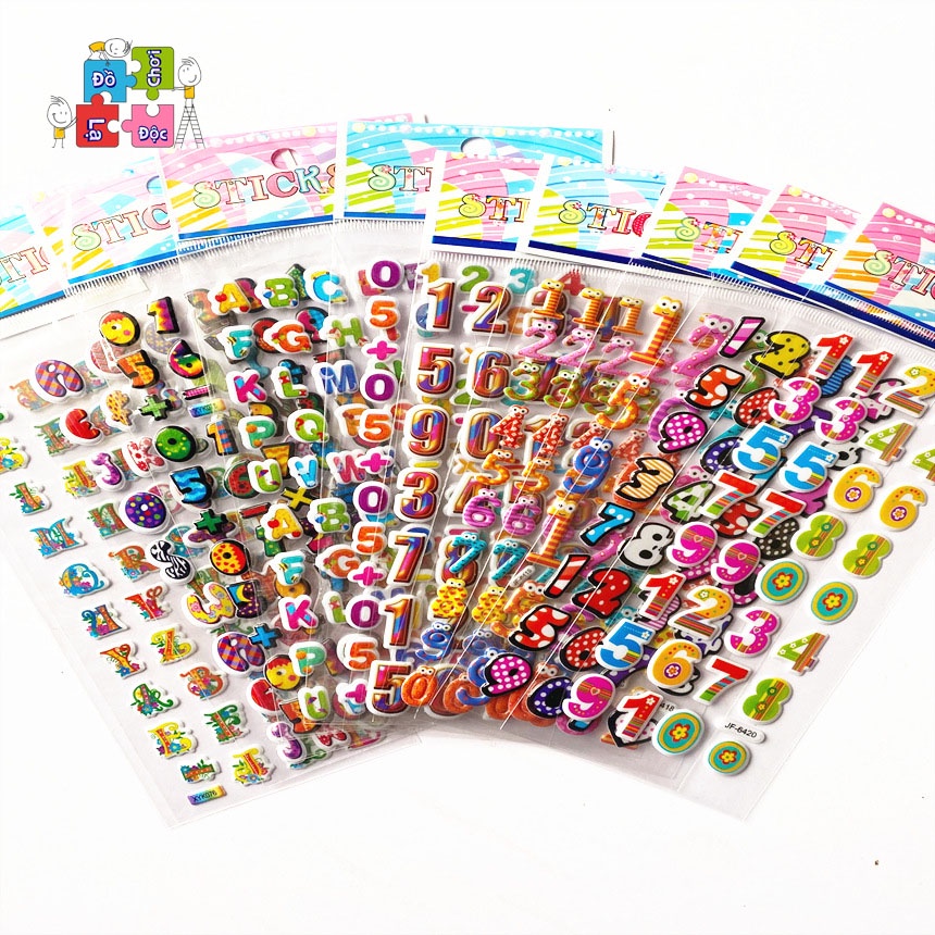 Miếng dán hoạt hình ba chiều Hàn Quốc