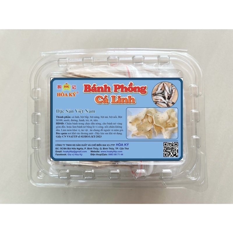 BÁNH PHỒNG CÁ LINH 500gr
