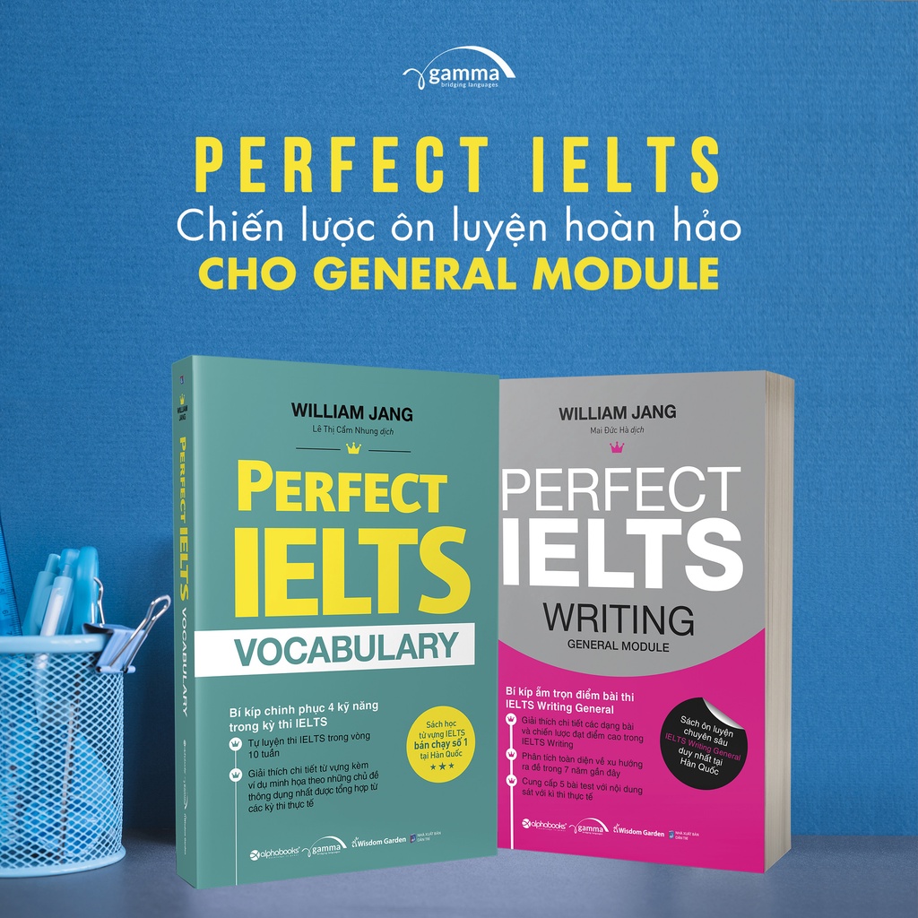 Sách - Combo Perfect IELTS: Perfect IELTS Writing & Perfect IELTS Vocabulary