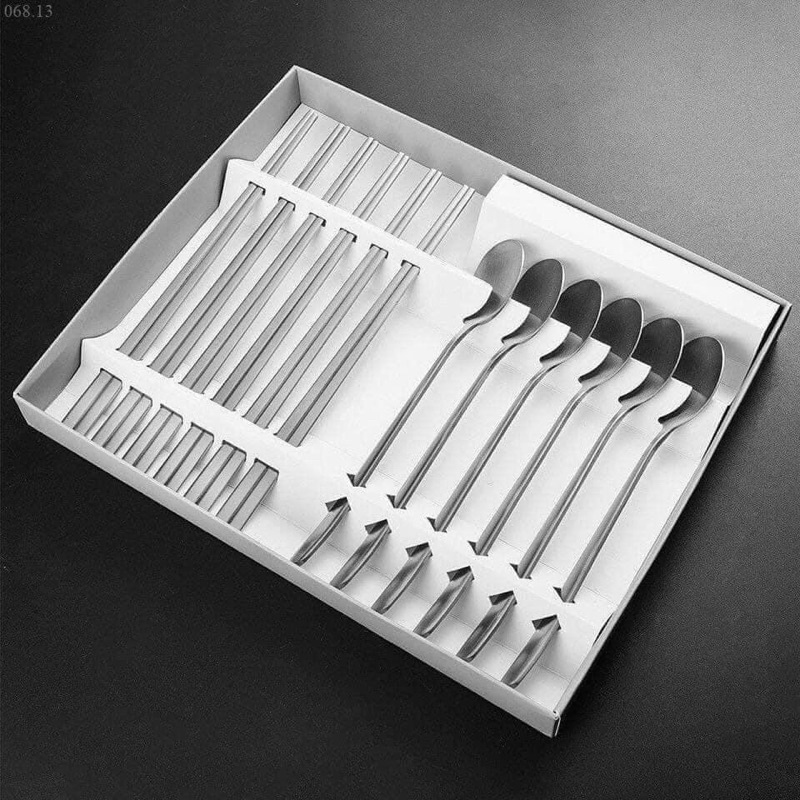 Set 12 Đũa Và Thìa Inox Cao Cấp Sang Trọng