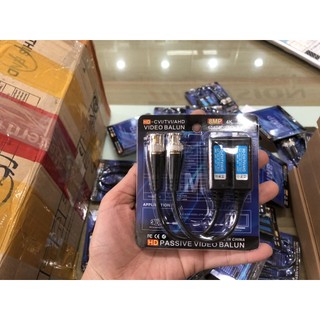 Video balun camera 8mp ahd/cvi/tvi chống nhiễu - kmb