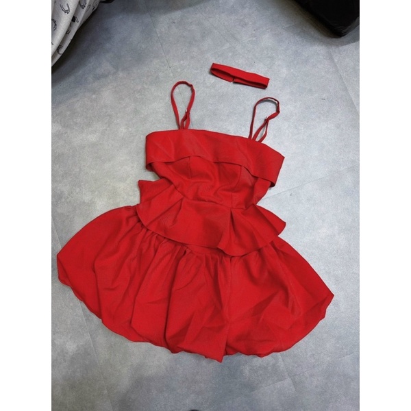 Đầm Hai Dây Thiết Kế Có Dây Cổ Kèm Ảnh Thật