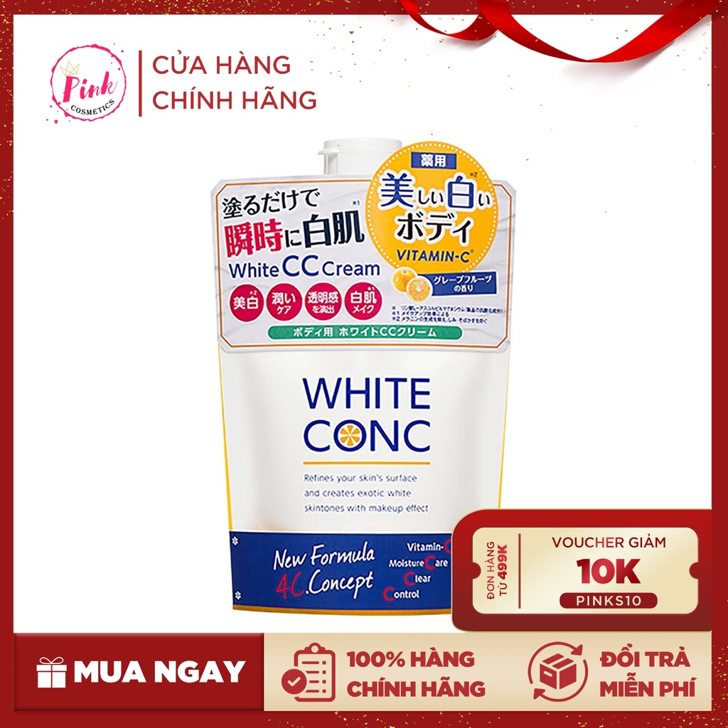 Sữa dưỡng thể White Conc White CC Cream