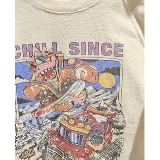 Brandy Melville Chill Since Tee (Áo phông dáng oversized phong cách vintage Brandy Melville)