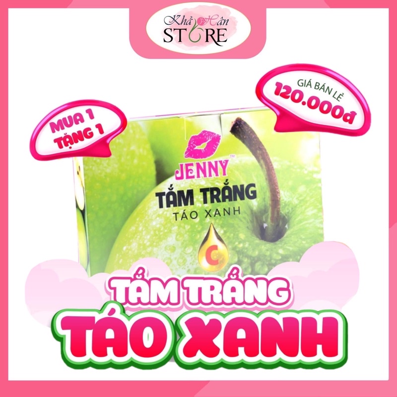 Kem tắm_trắng táo xanh Jenny