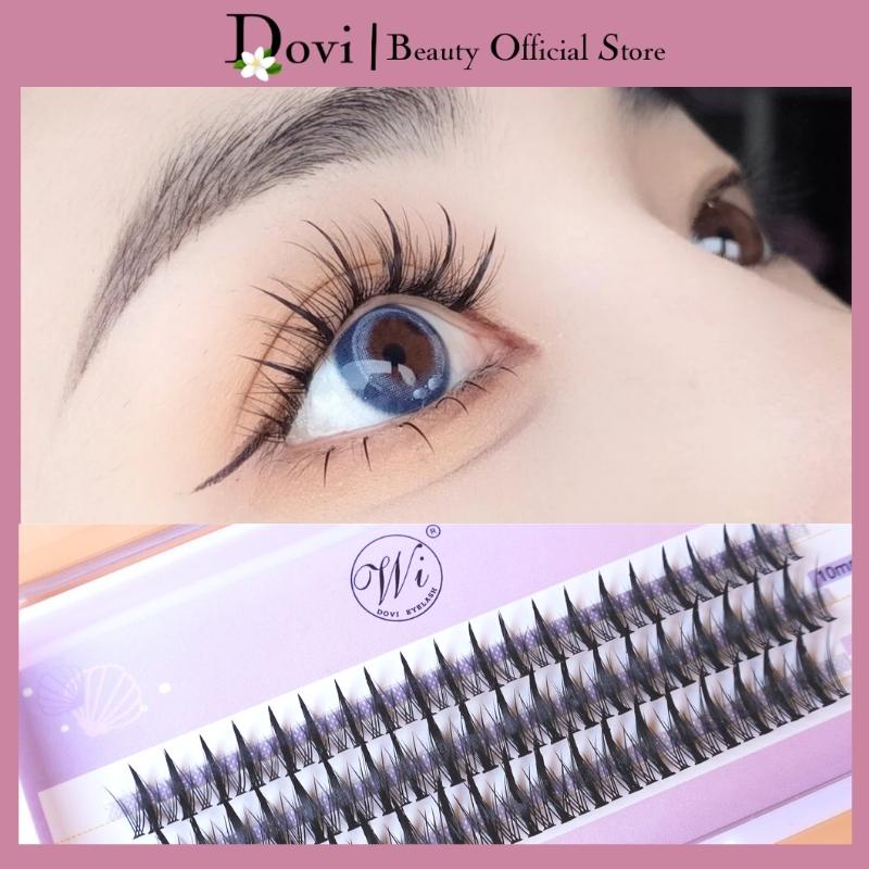 Mi Giả Tách Sợi, Mi nối, Mi Chùm W11 Phong Cách Chữ A, Chữ V, Tự Nhiên Tự Nối Tại Nhà 5 Dòng